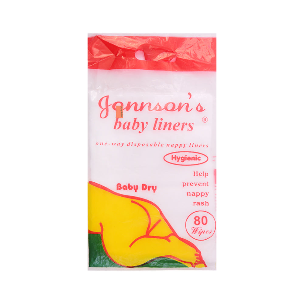 JOHNSONS BABY LINER 80WIPES
