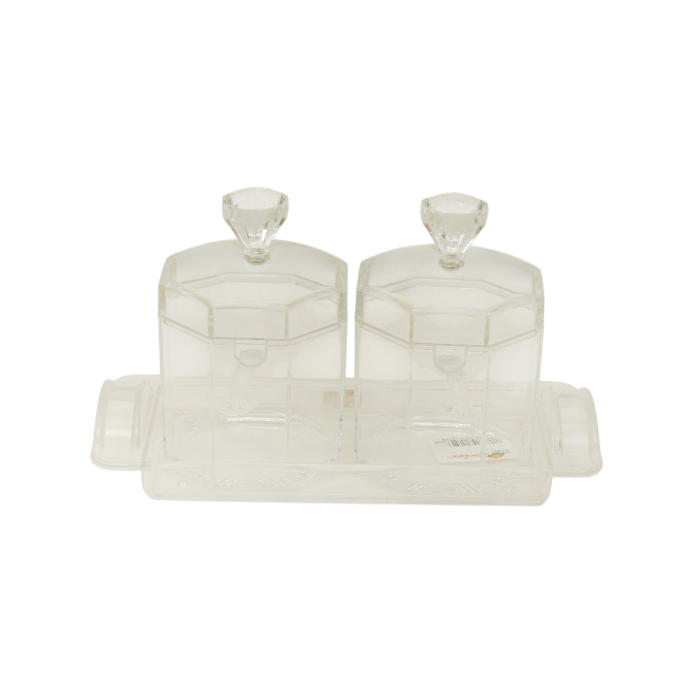 JAM POT SET 2PC ACRYLIC IR F2918