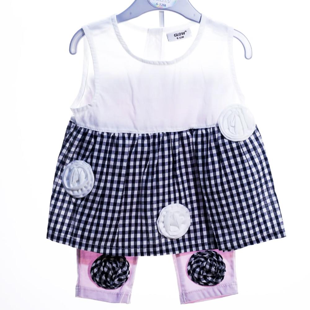 GIRLS 2PC PAJAMA SUIT MB-46-2-52 MS-20 6-12M