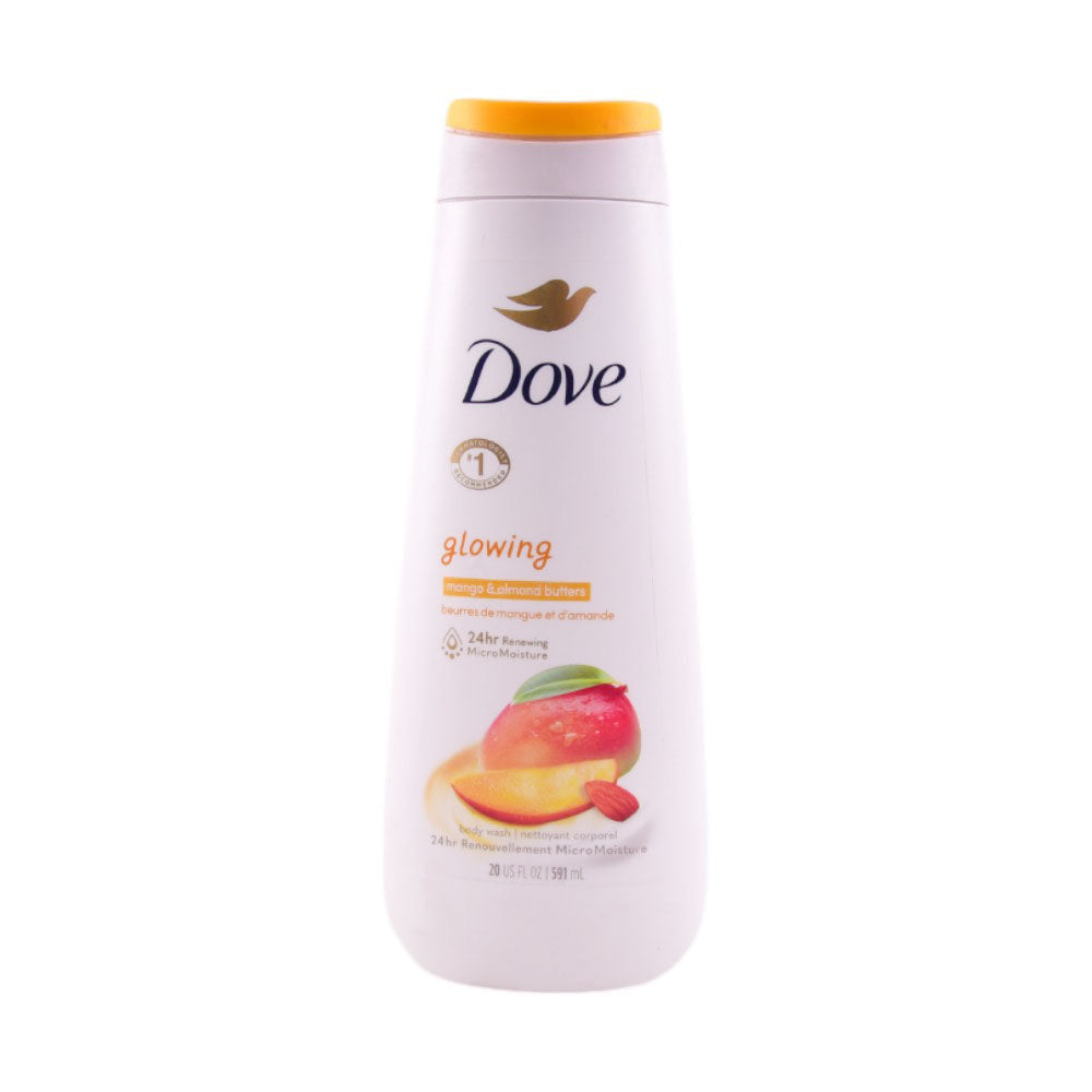 DOVE BODY WASH GLOWING MANGO & ALMOND BUTTER 591 ML