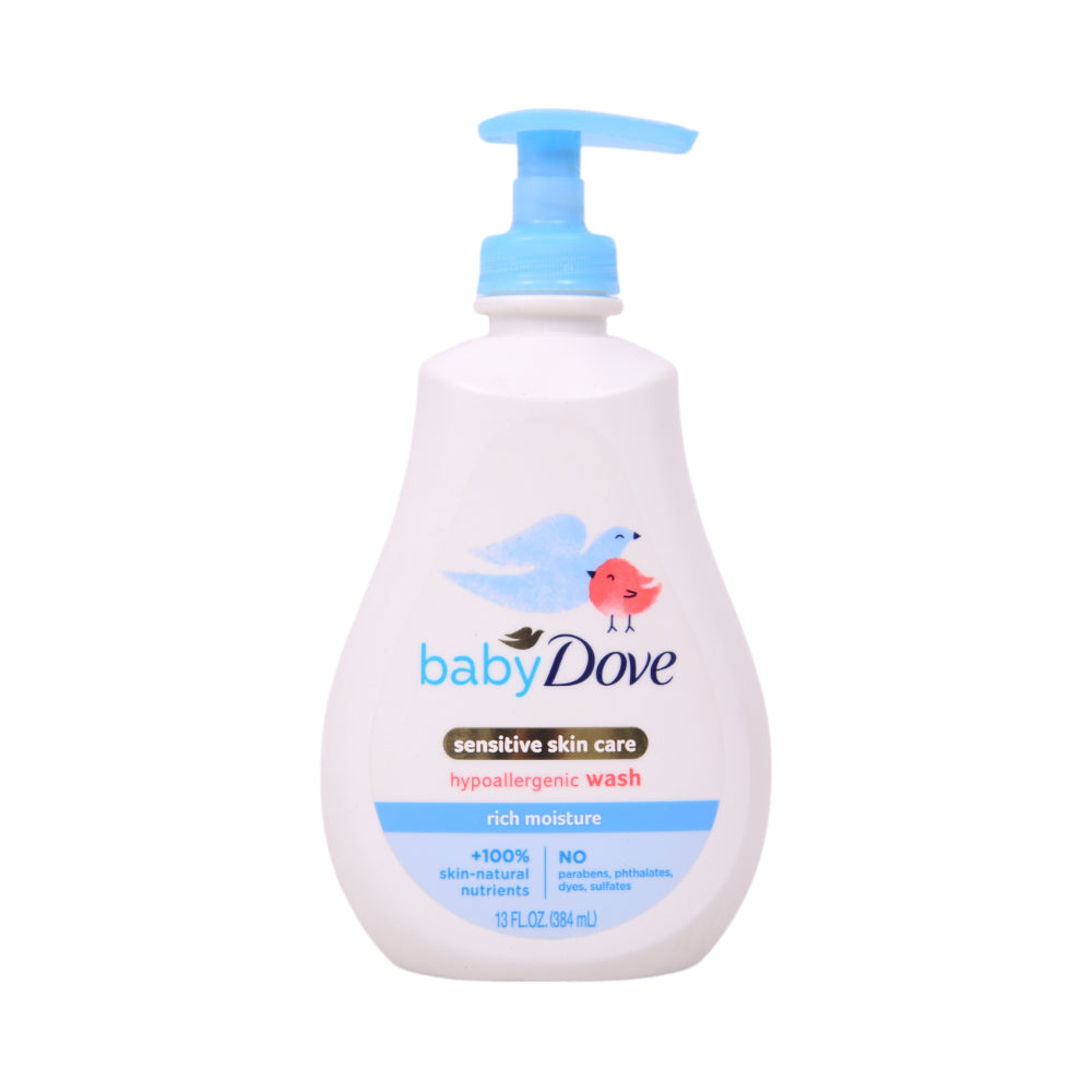 DOVE BABY WASH RICH MOISTURE 384 ML