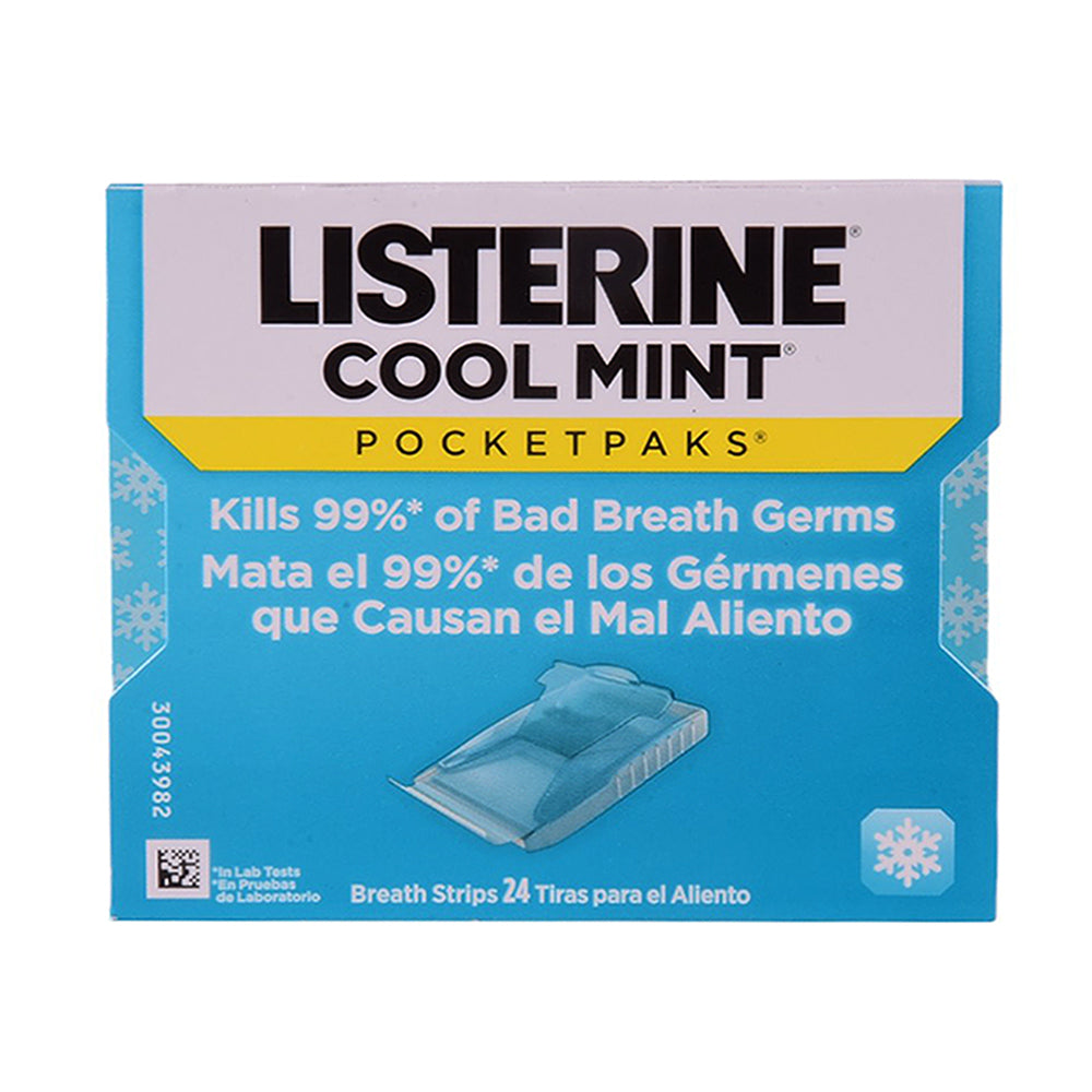 LISTERINE BREATH STRIPS COOL MINT 24 STRIPS