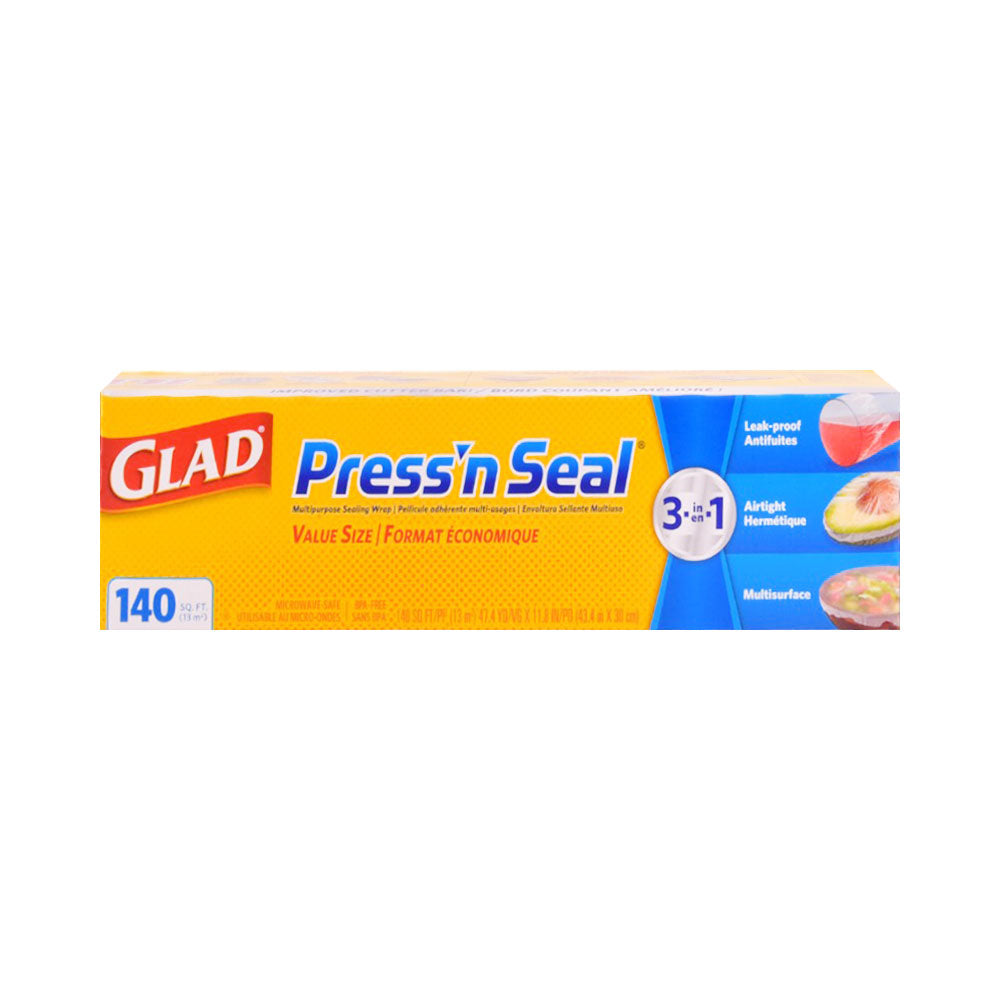 GLAD PRESSN SEAL 140SQ 43.4MX30CM BASIC