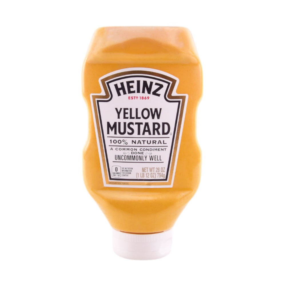 HEINZ YELLOW MUSTARD 100% NATURAL 794G
