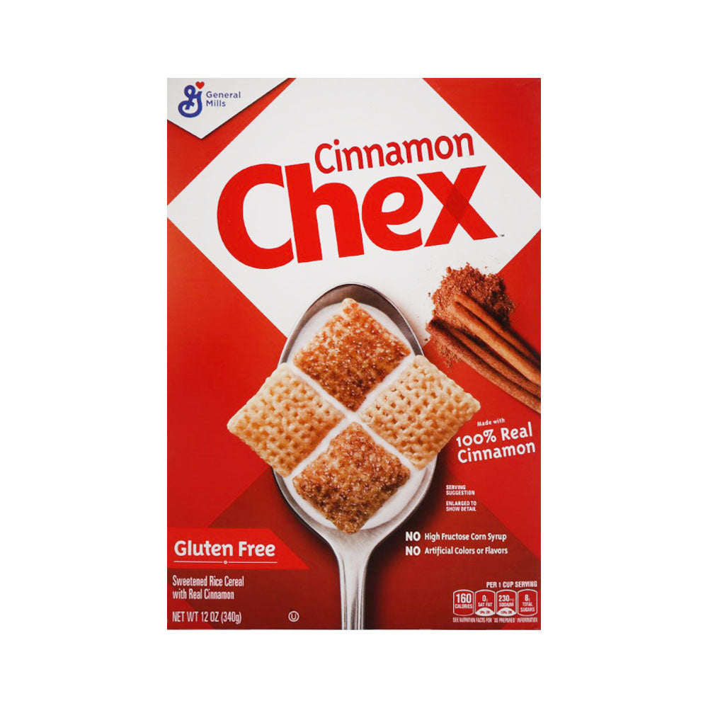 GENERAL MILLS CEREAL CINNAMON CHEX GLUTEN FREE 340 GM