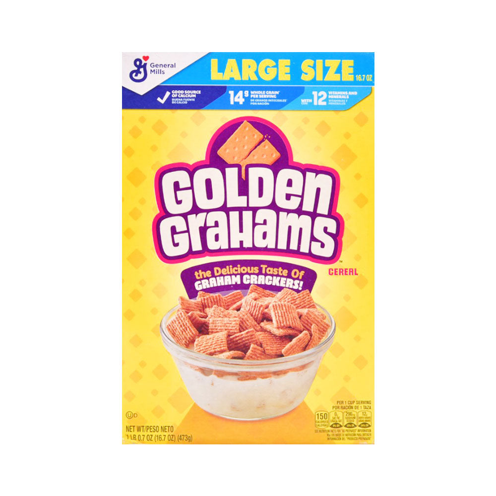 GENERAL MILLS CEREAL GOLDEN GRAHAMS LARGE SIZE 473G