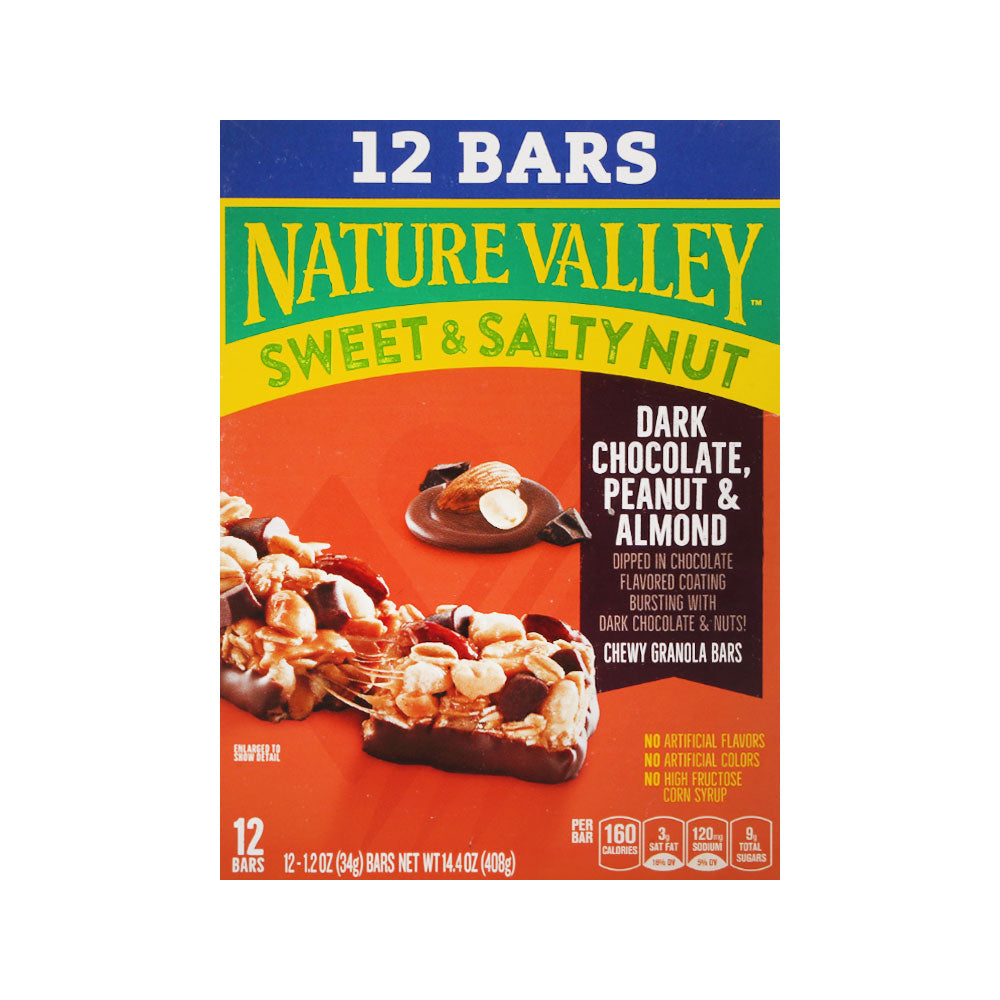 NATURE VALLEY CEREAL DARK CHOCO PEANUT ALMOND 408 GM