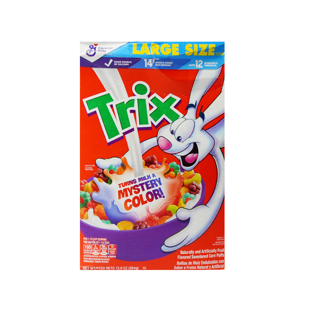 GENERAL MILLS CEREAL TRIX 6 FRUITY SHAPES 394 GM