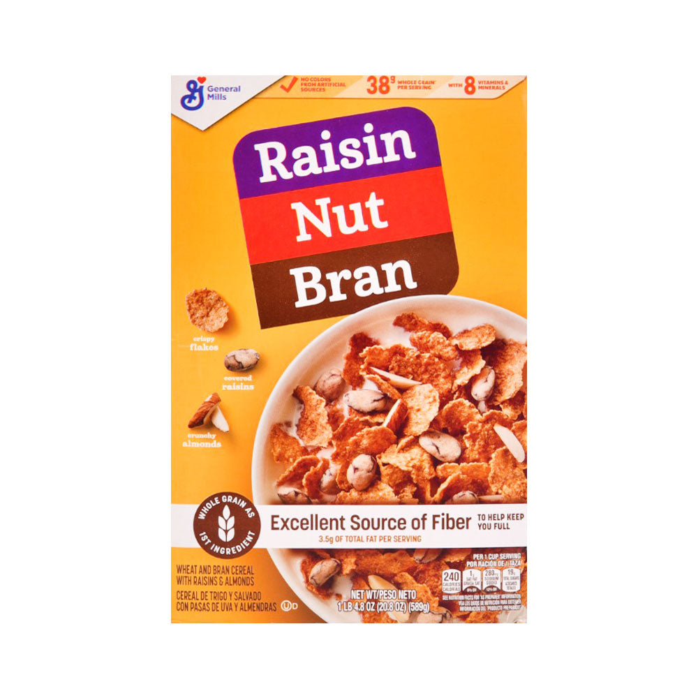 GENERAL MILLS CEREAL RAISIN NUT BRAN 589G