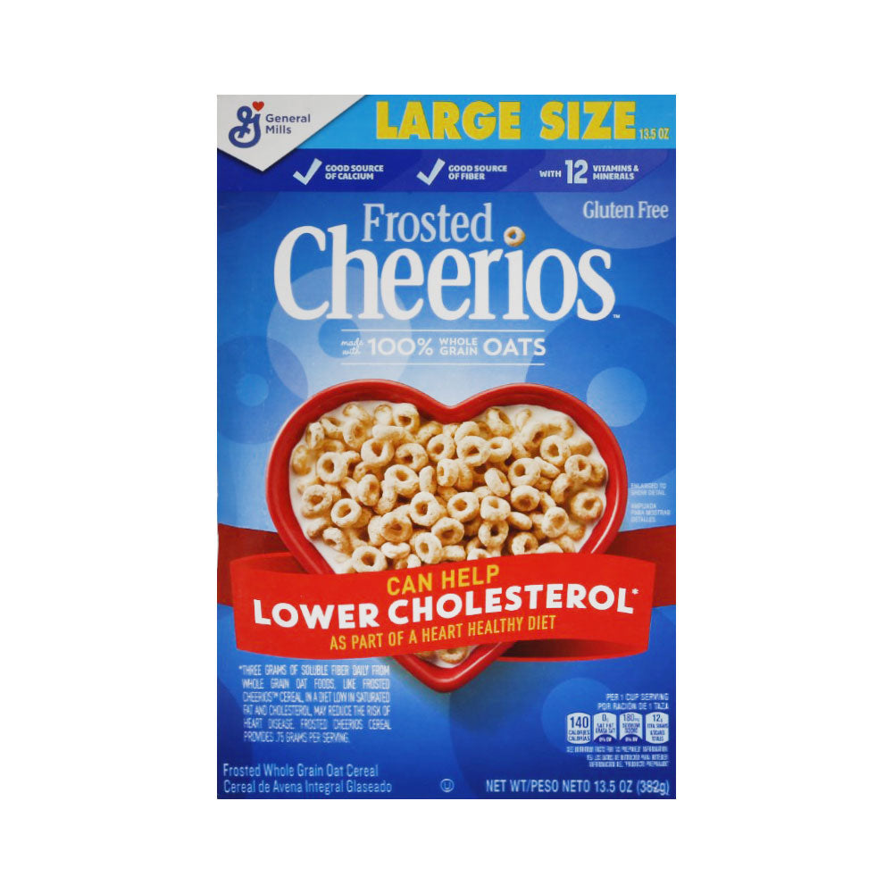 GENERAL MILLS CEREAL CHEERIOS FROSTED OATS 382G