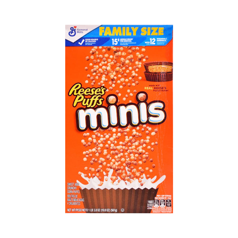 GENERAL MILLS CEREAL REESES PUFFS MINIS 561 GM