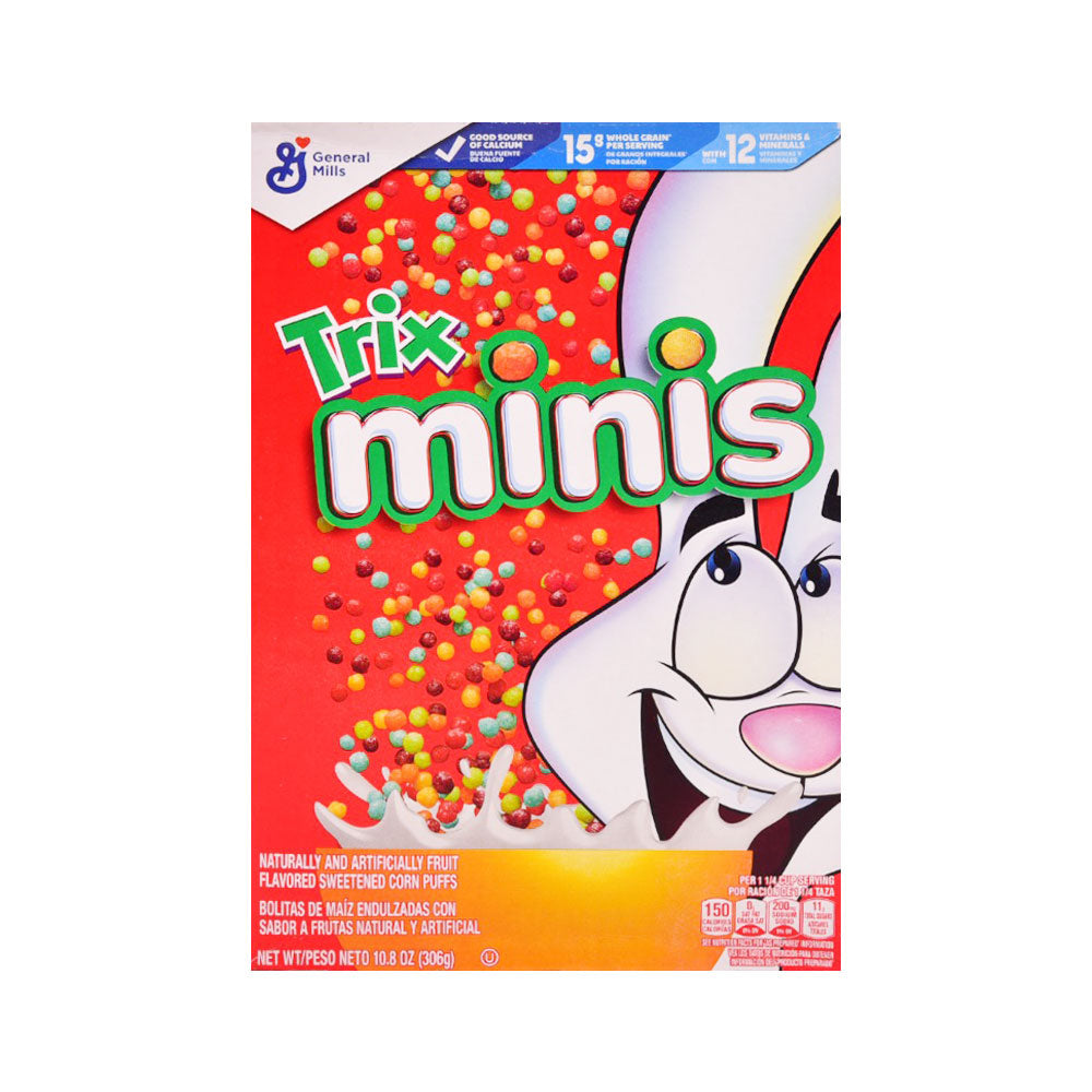 GENERAL MILLS TRIX MINIS CEREALS 306 GM
