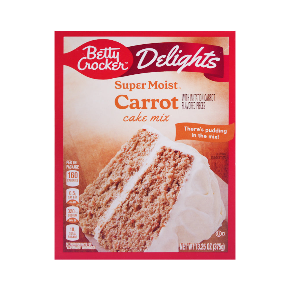 BETTY CROCKER SUPER MOIST CAKE MIX CARROT 375 GM