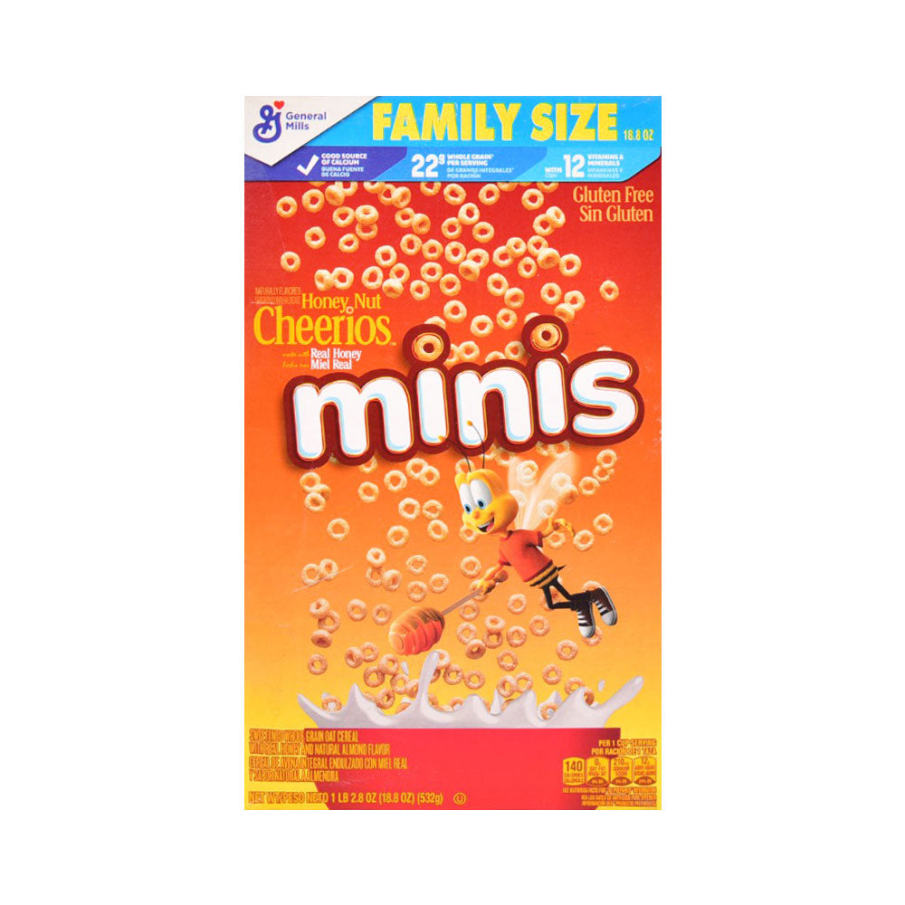 GENERAL MILLS CEREAL HONEY NUT CHEERIOS MINIS 532 GM