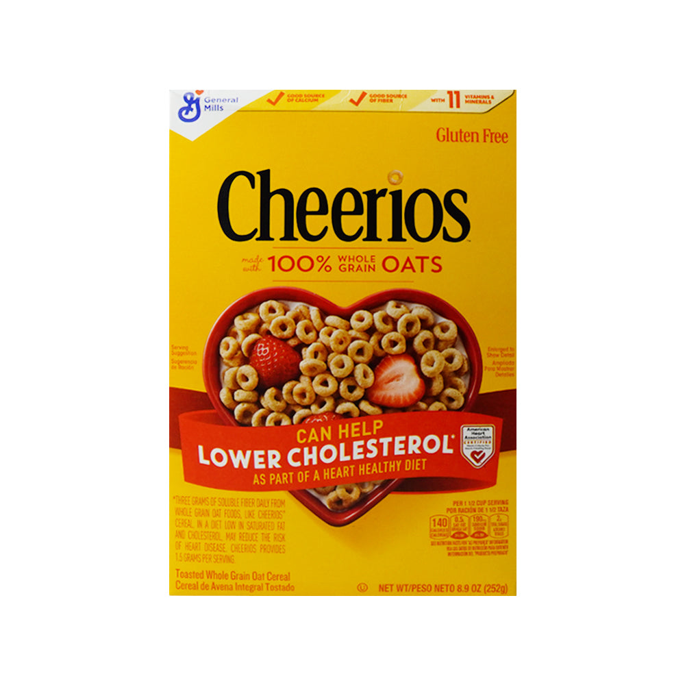 GENERAL MILLS CHEERIOS CEREAL TOASTED WHOLE GRAIN OAT 252 GM