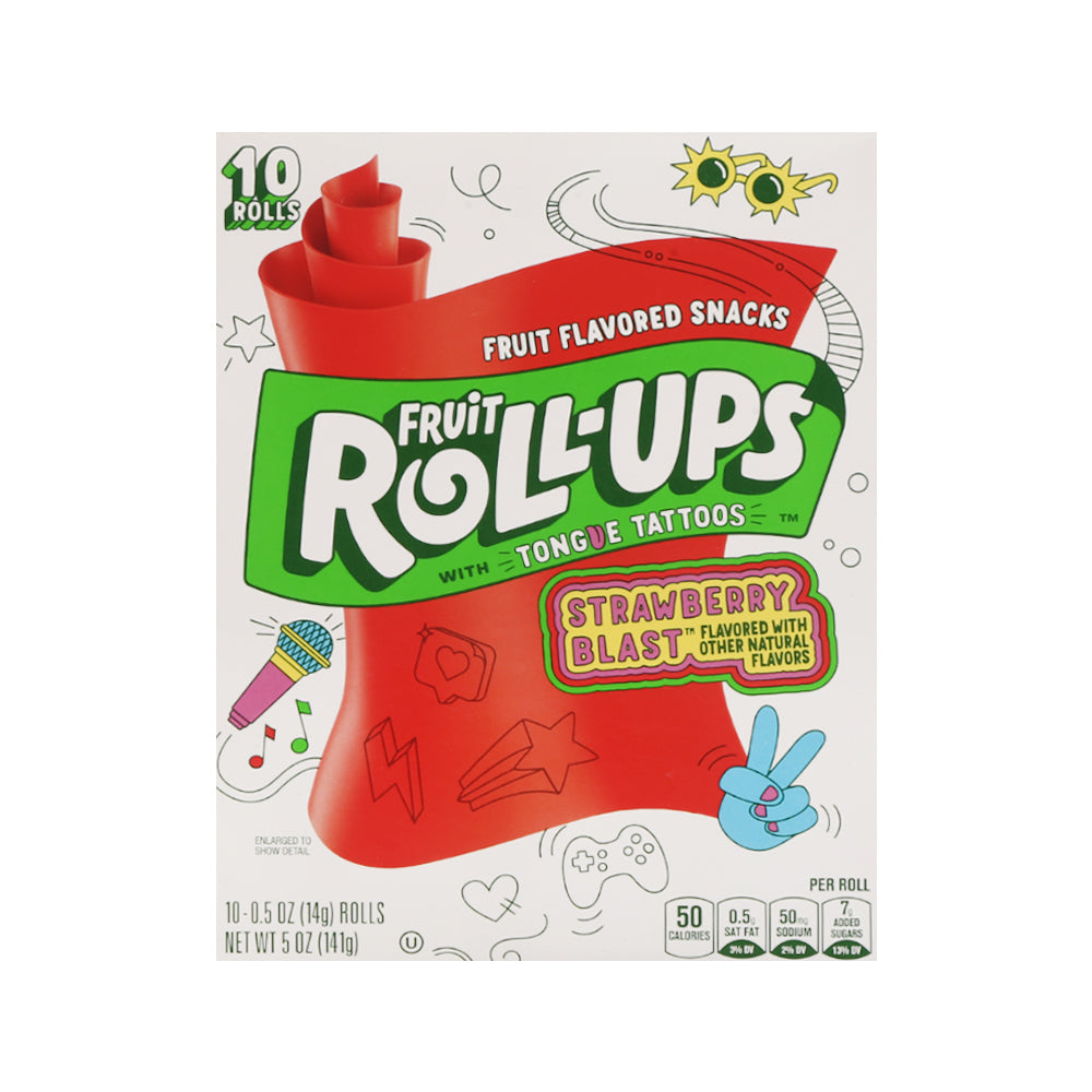BETTY CROCKER FRUIT ROLL UPS STRAWBERY 141 GM