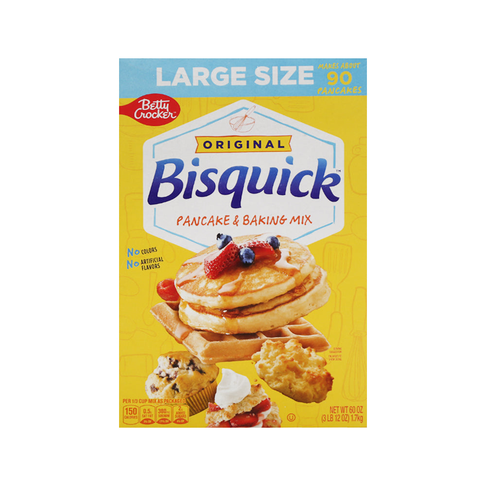 BETTY CROCKER BISQUICK PANCAKE BAKING POWDER 1.7 KG