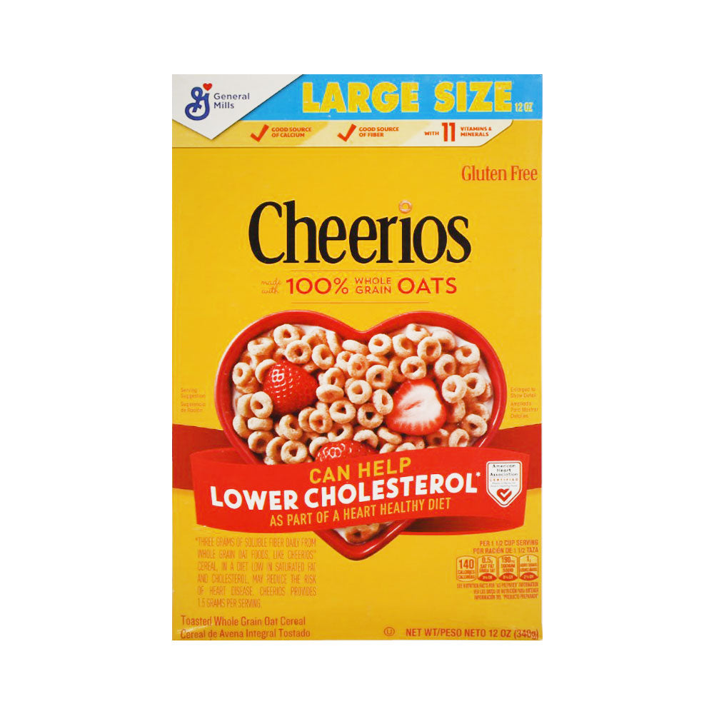 GENERAL MILLS CEREAL CHEERIOS GLUTEN FREE 340 GM