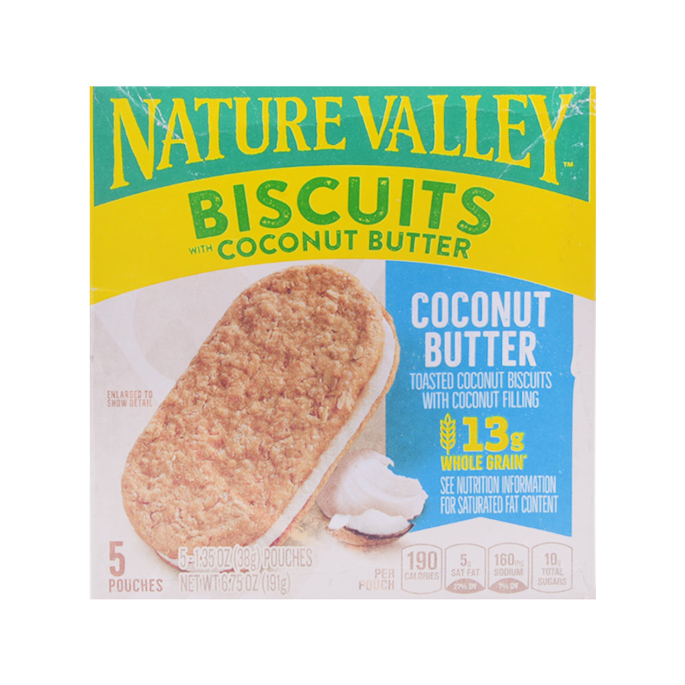 NATURE VALLEY BISCUITS COCONUT BUTTER 191 GM