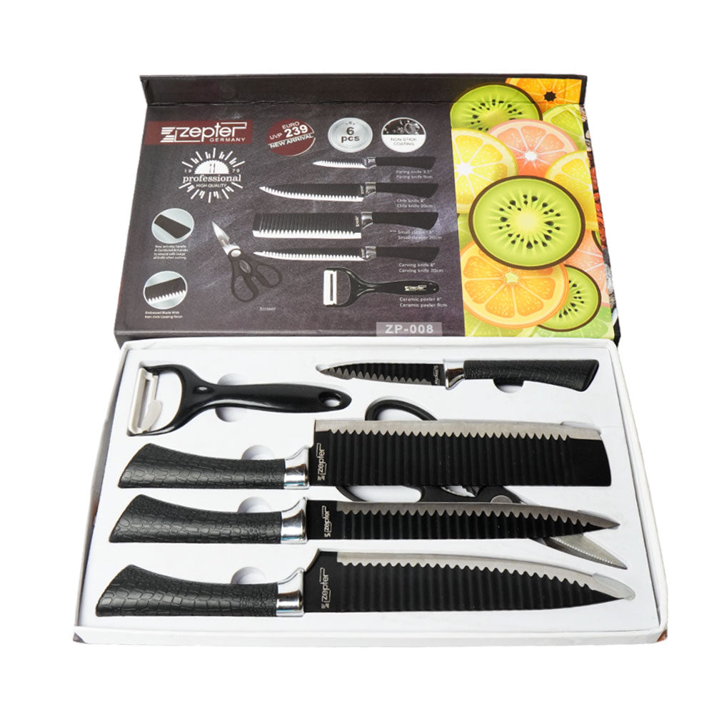KNIFE SET 6PC IR ZP008