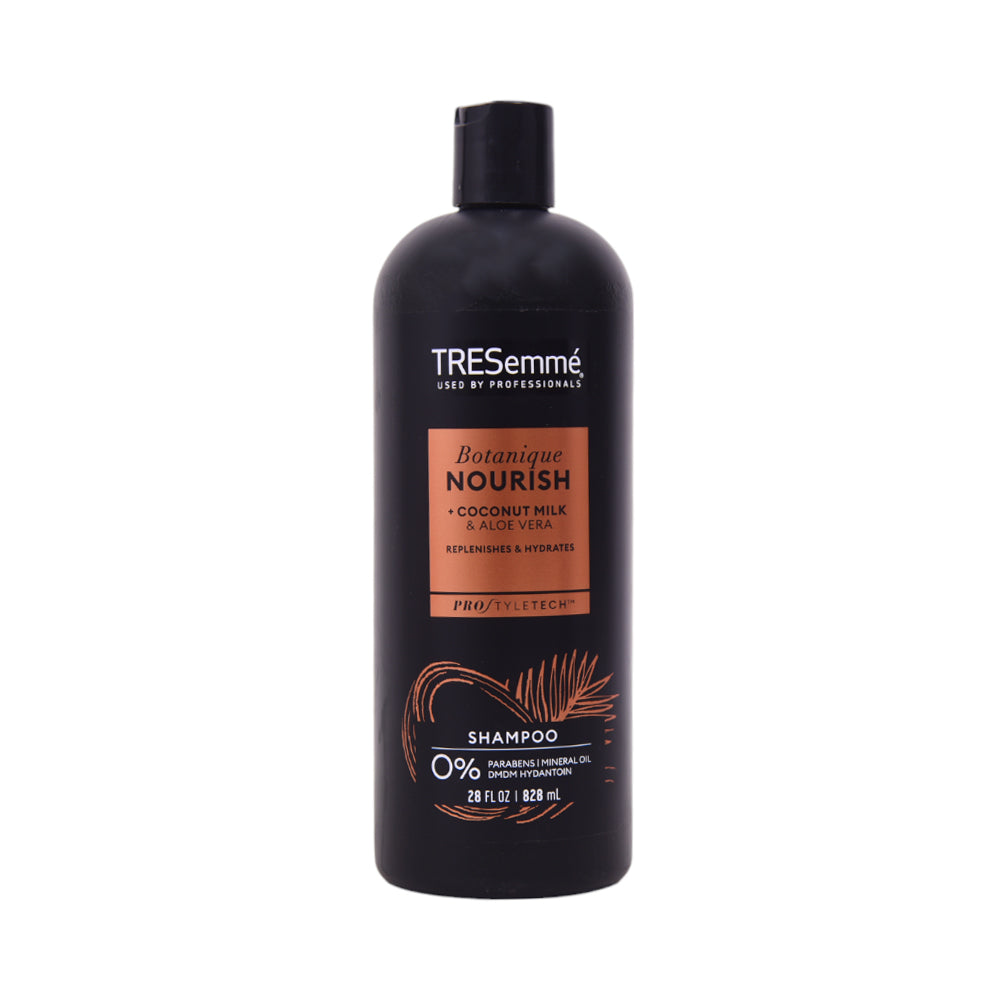 TRESEMME SHAMPOO COCONUT MILK AND ALOE VERA 828 ML