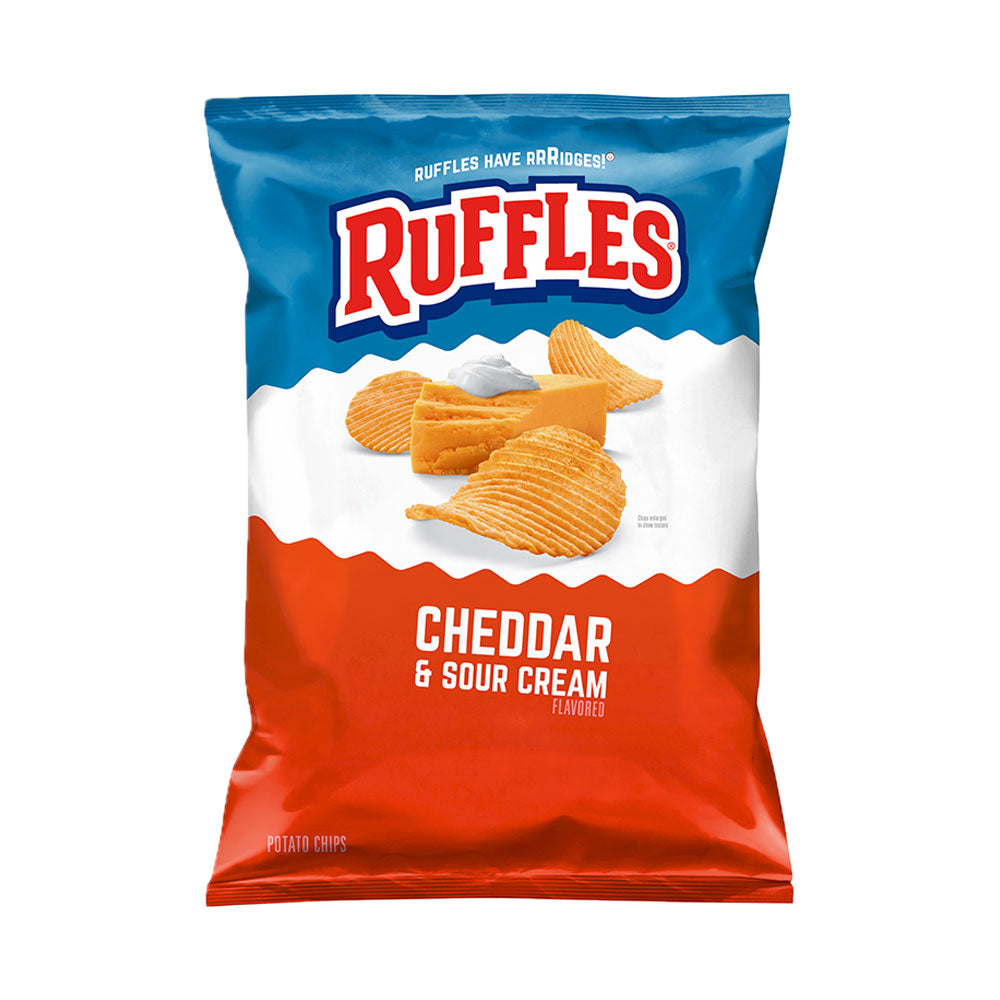 RUFFLES CHIPS CHEDDAR AND SOUR CREAM 184.2 GM