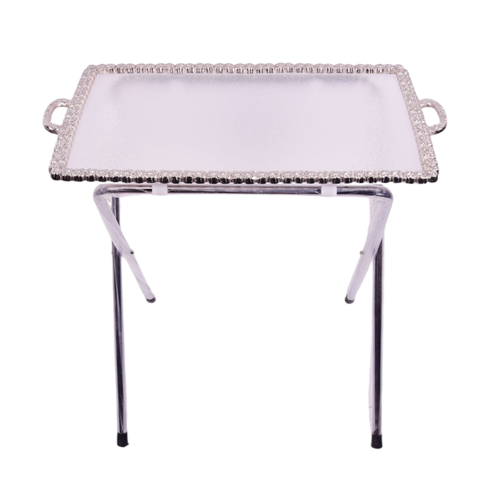FRAME TEA TRAY SILVER LARGE 2021