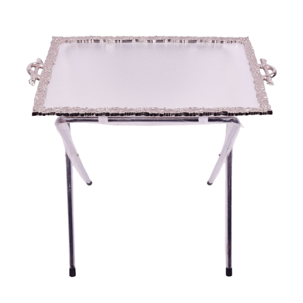 FRAME TEA TRAY SILVER LARGE 2022