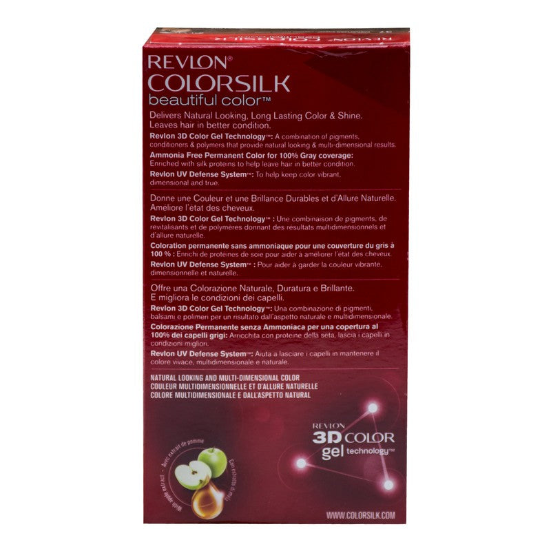 REVLON HAIR COLOR SILK DARK GOLDEN BROWN 37
