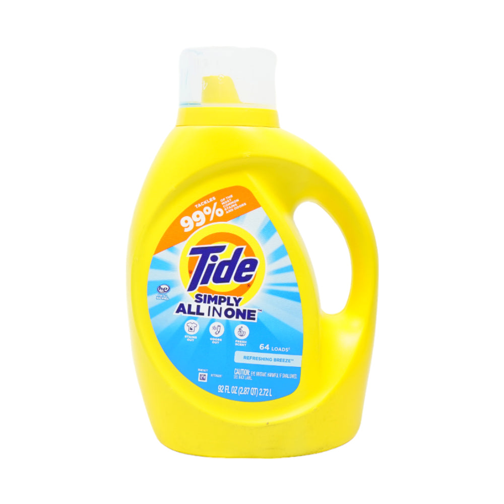 TIDE WASHING LIQUID REFRESHING BREEZE 2.72 LTR