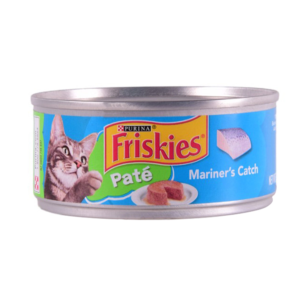 PURINA FRISKIES CAT FOOD PATE MARINERS CATCH 156 GM