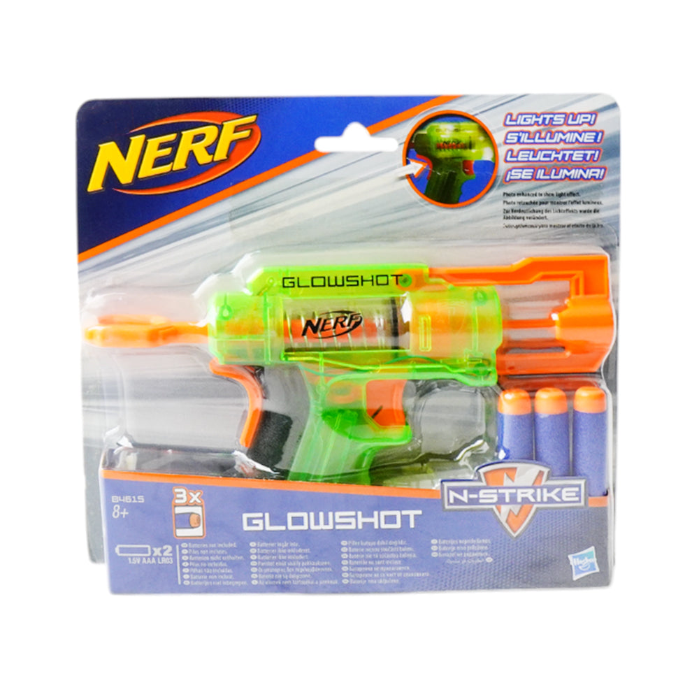 NERF N-STRIKE GLOWSHOT GUN B4615