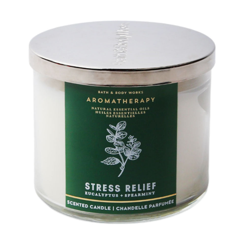 BBW AROMATHERAPY EUCLYPTUS+SPEARMINT SCENTED CANDLE 411G