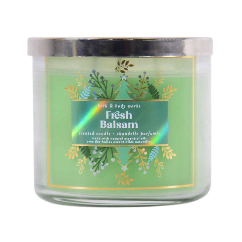 BBW FRESH BALSAM 3-WIK CANDLE