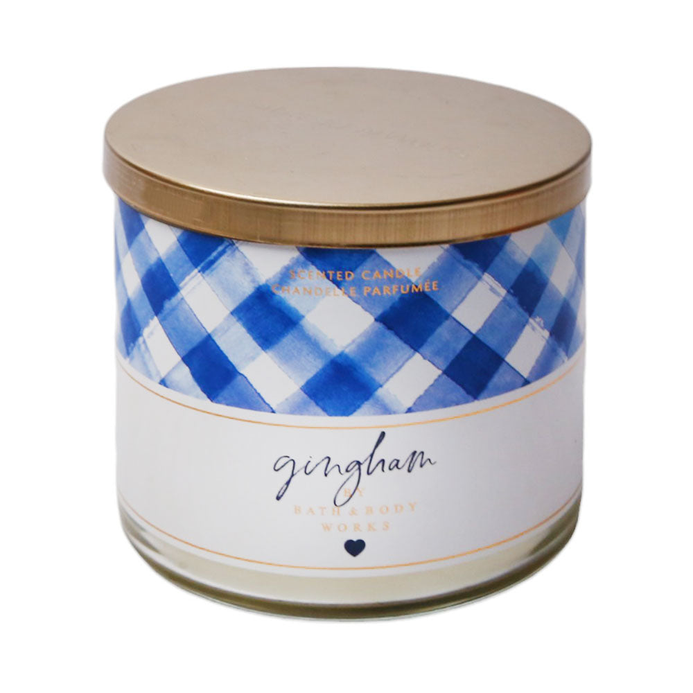 BBW GINGHAM SCENTED CANDLE 411G