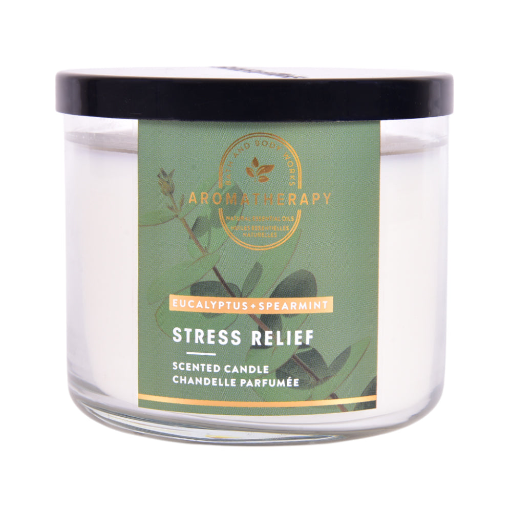 BBW CANDLE 3 WICK STRESS RELIFE 411 G