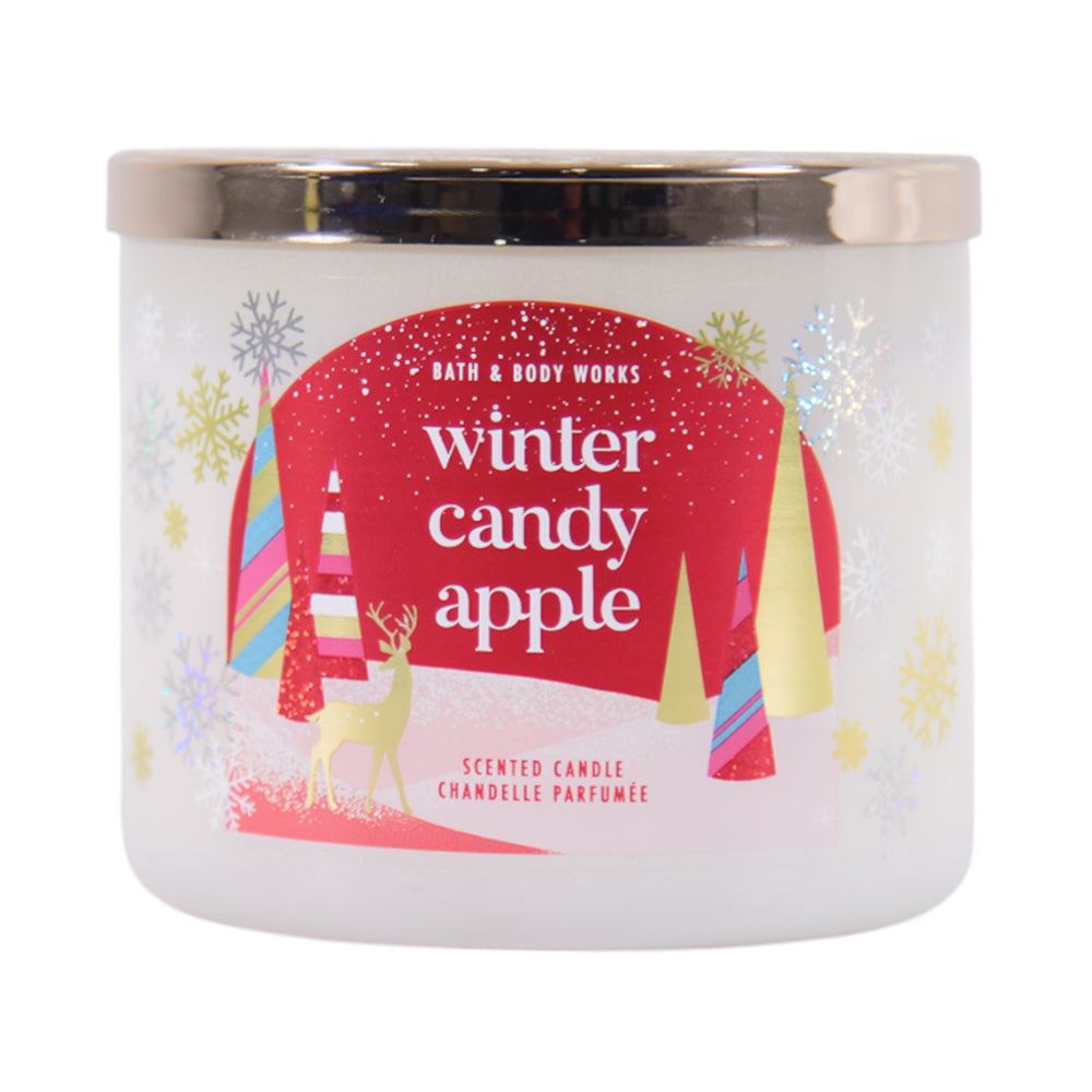 BBW WINTER CANDY APPLE SCENTED CANDLE