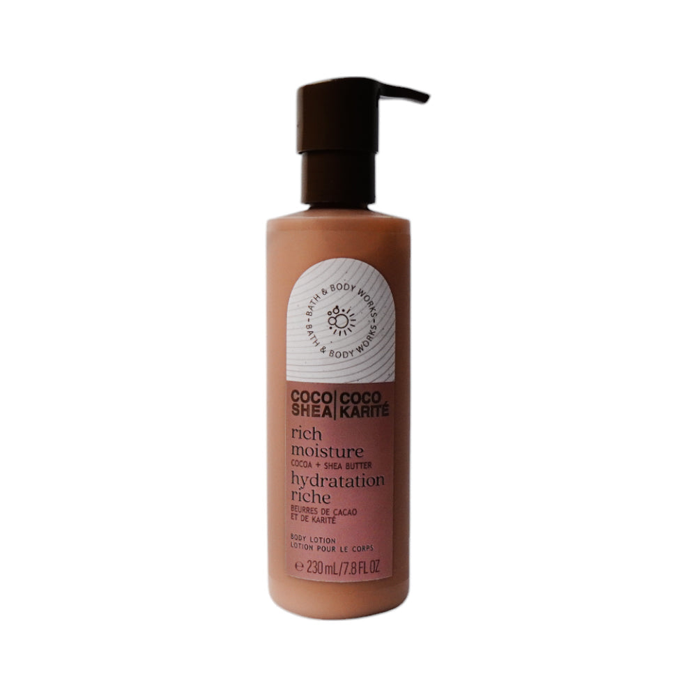 BBW RICH MOISTURE HYDRATION COCOA+SHEA BUTTER 230 ML