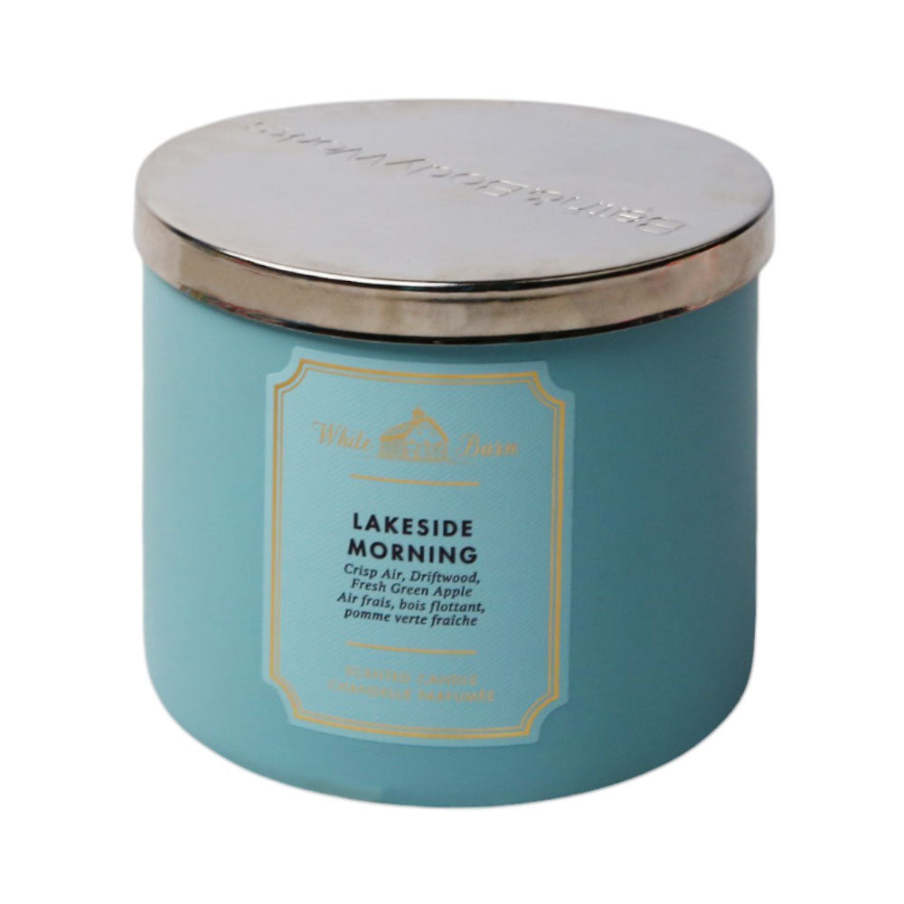 BBW BODY CANDLE 3 WICK LAKESIDE MORNING 411 GM
