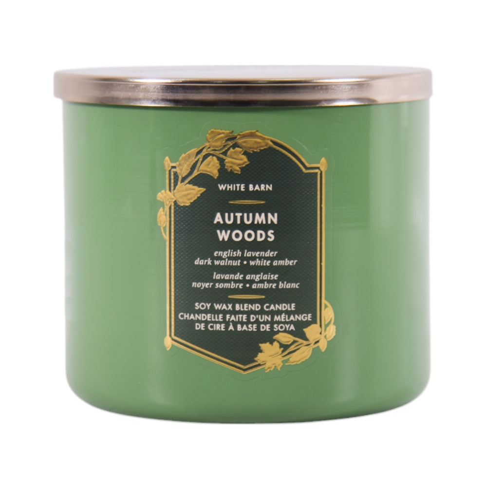 BBW BODY CANDLE 3 WICK AUTUMN WOODS 411 G