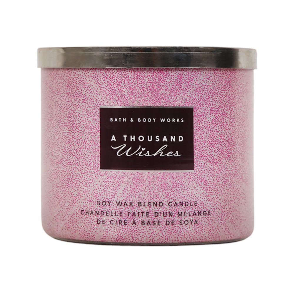 BATH & BODY WORKS CANDLE 3 WICK A THOUSADN WISHES 411G