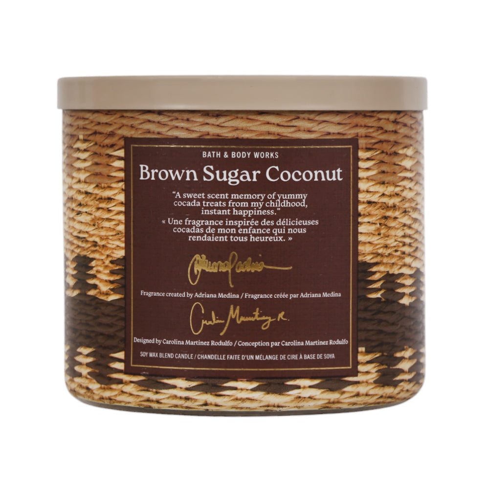 BBW CANDLE 3 WICK BROWN SUGAR COCONUT 411 G