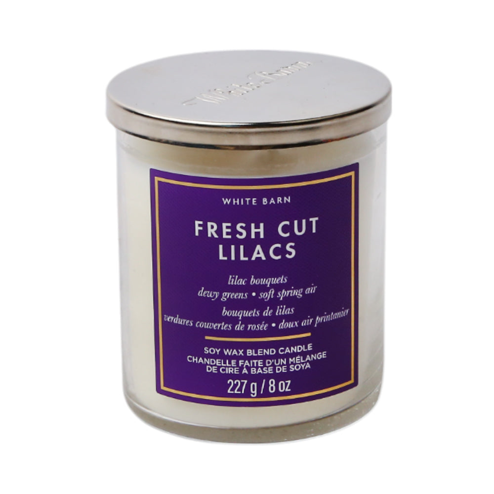 BBW SINGLE WICK CANDLE FRESH CUT LILACS 227G