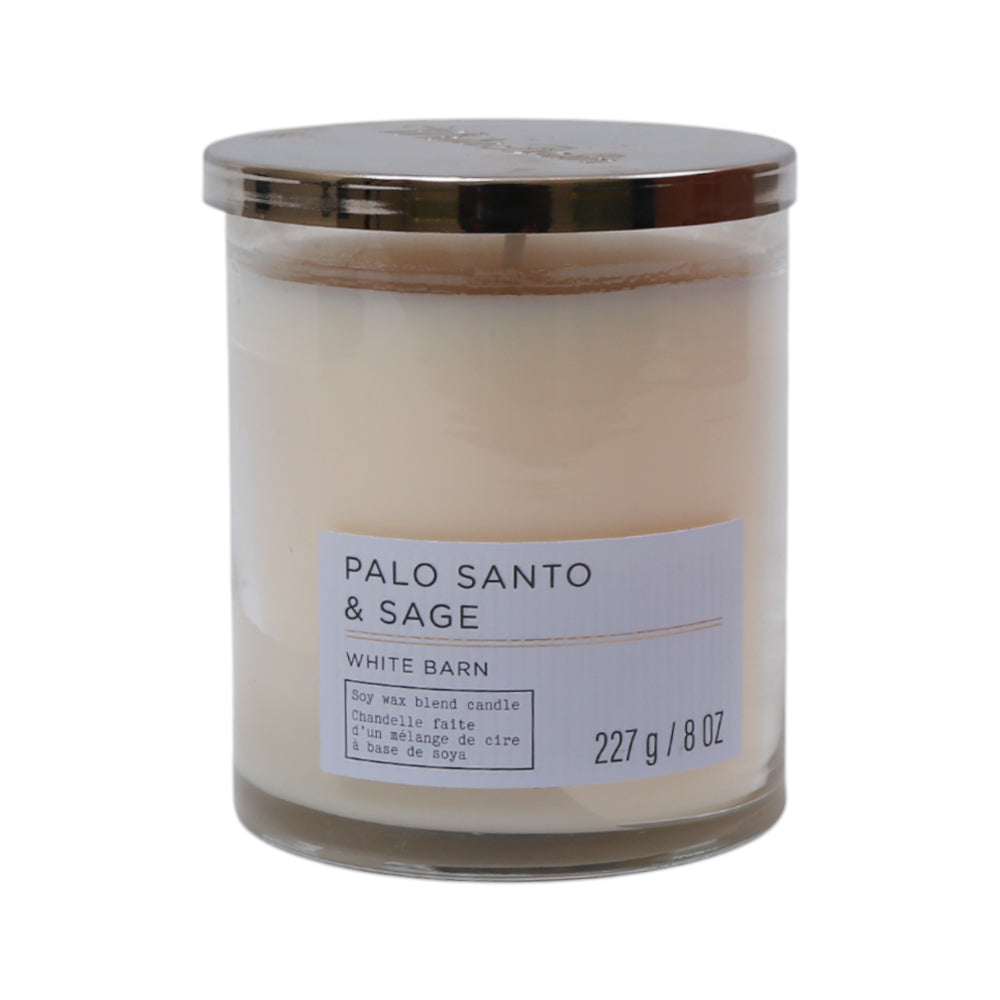 BBW PALO SANTO & SAGE SCENTED CANDLE 227G