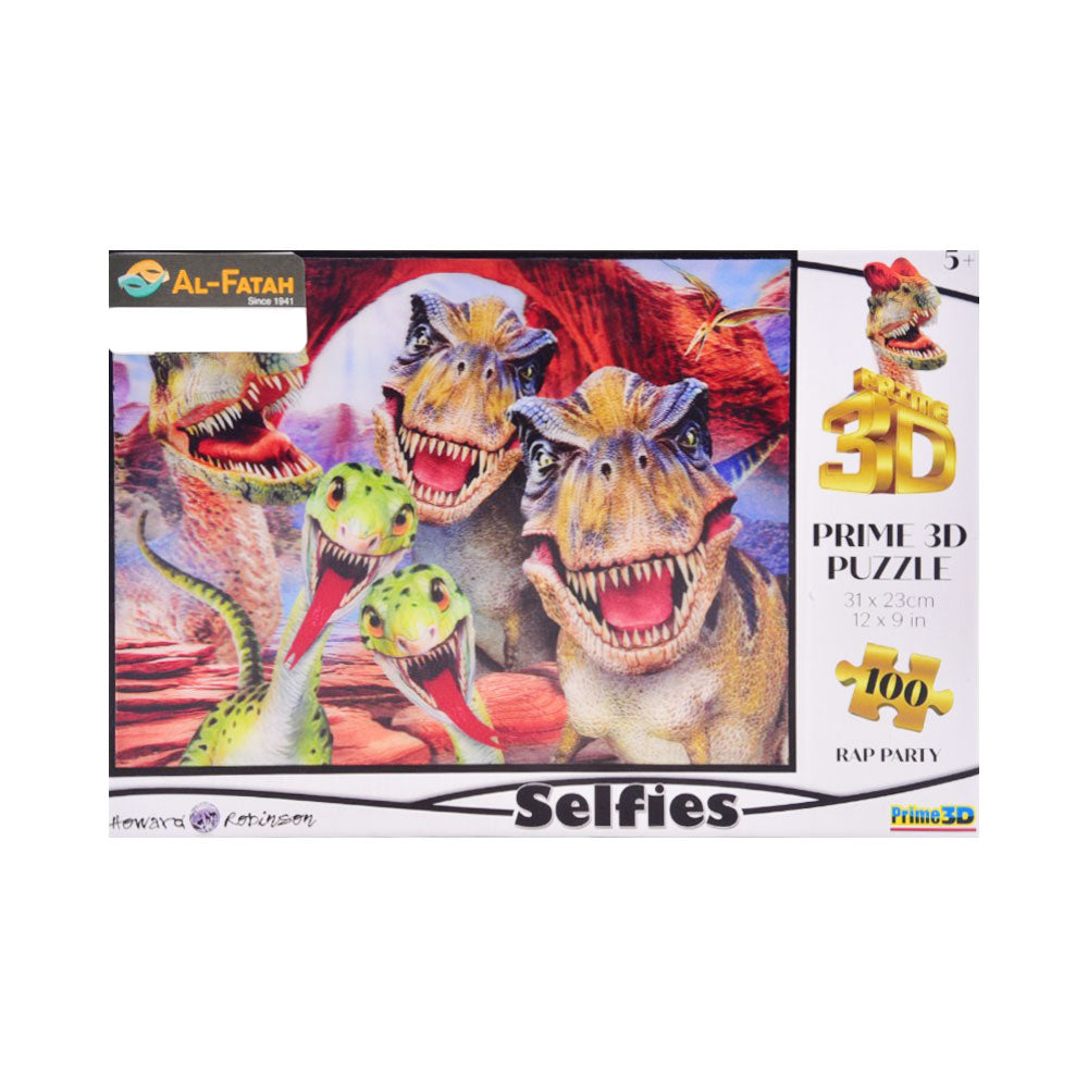 10645 DINO SELFIES 3D PUZZLE 100PCS