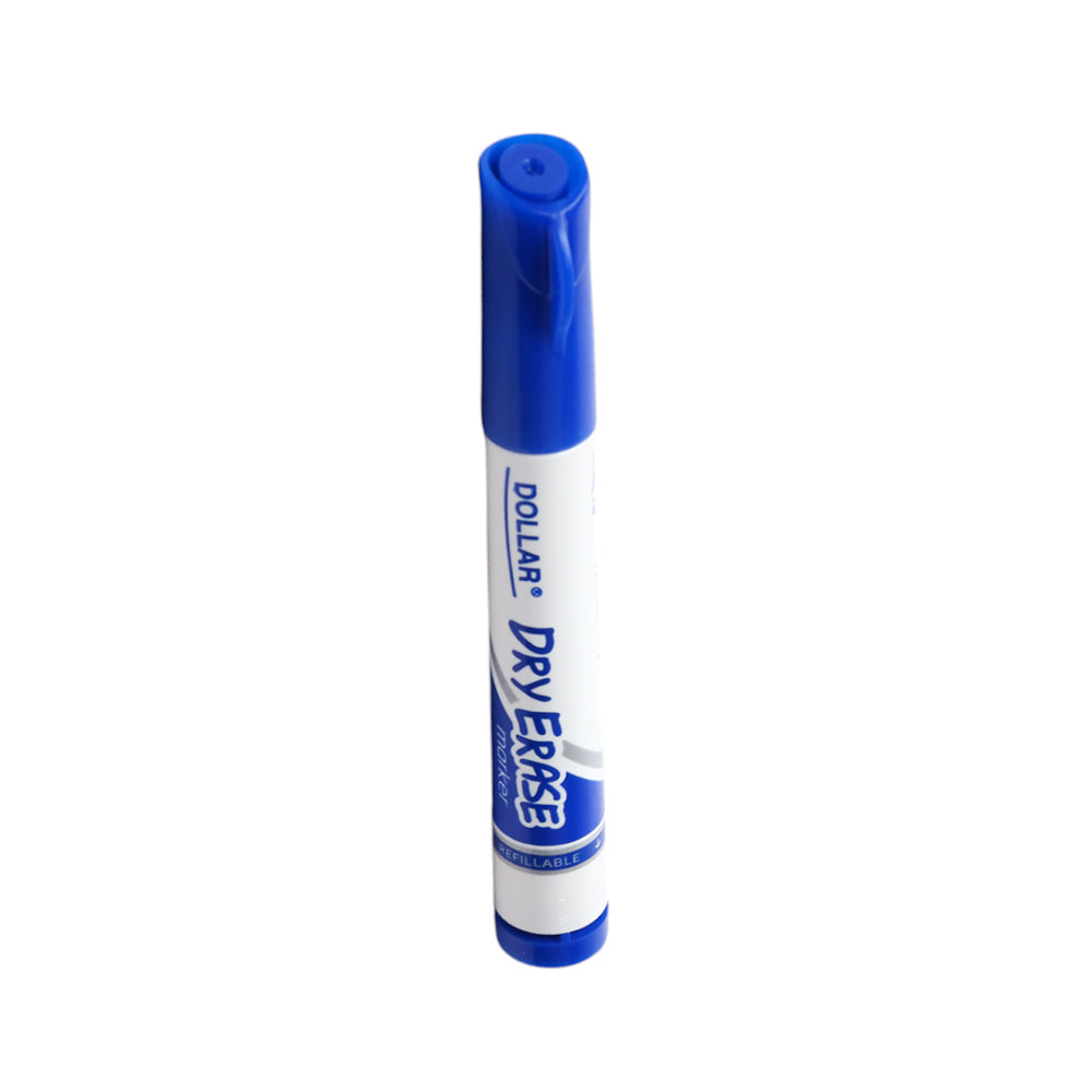 11540 DOLLAR MARKER DRY ERASE BLUE 1PC