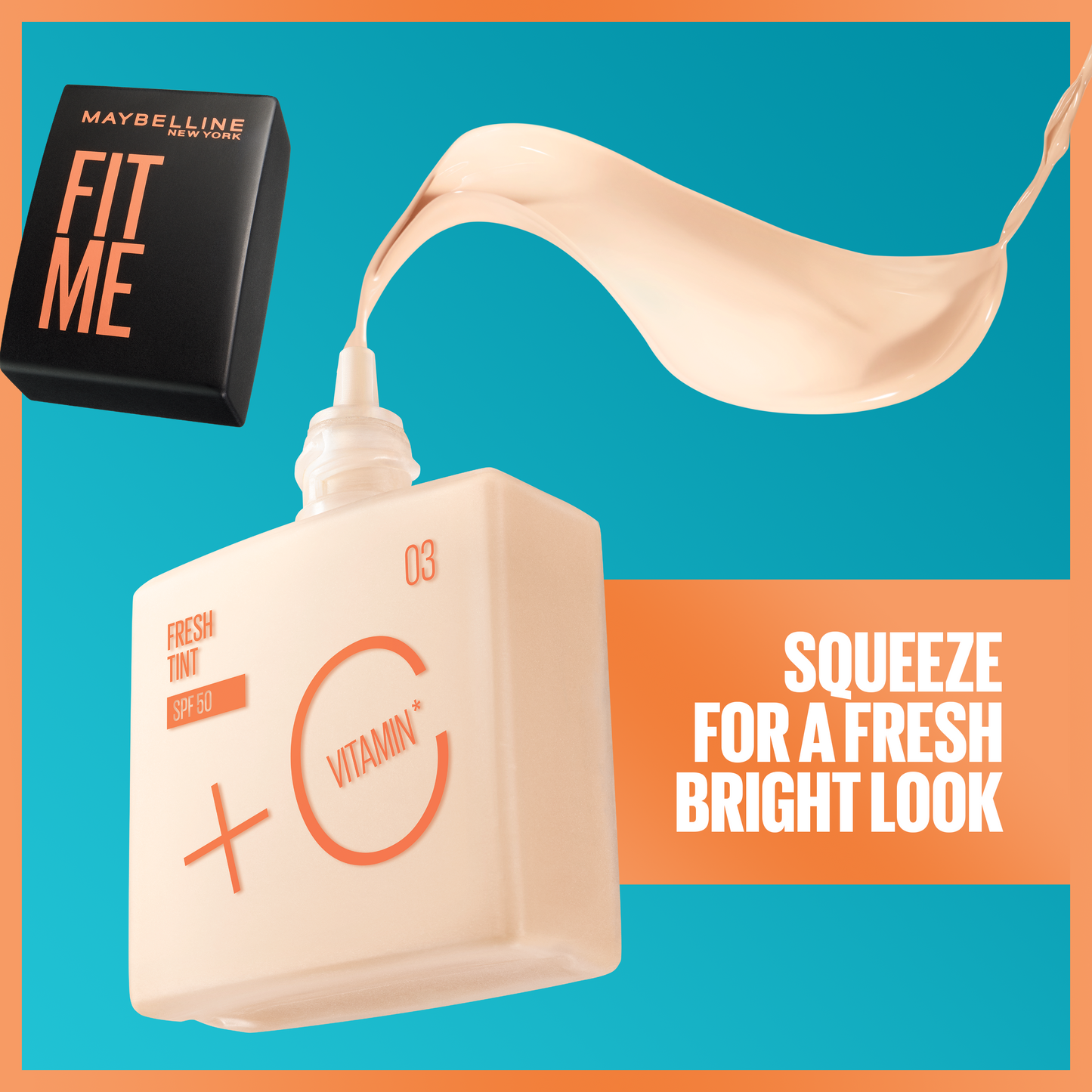 MAYBELLINE FIT ME FRESH TINT SPF50 01 AS