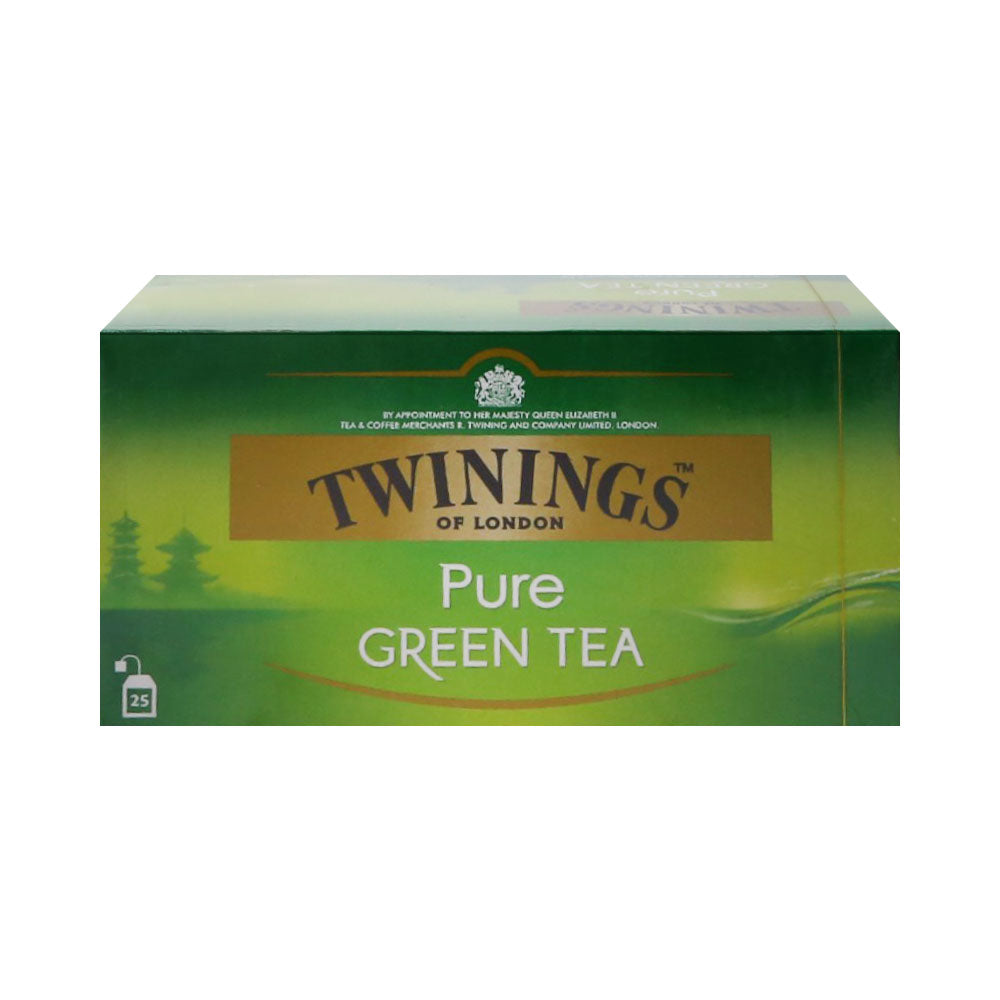 TWININGS GREEN TEA PURE 25 BAGS 50 GM BASIC