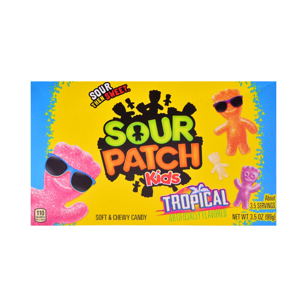 SOUR PATCH KIDS CHEWY CANDY TROPICAL 99 GM