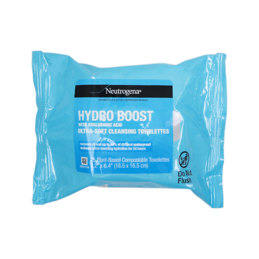 NEUTROGENA HYDRA BOOST MAKEUP REMOVE WIPES 25PCS
